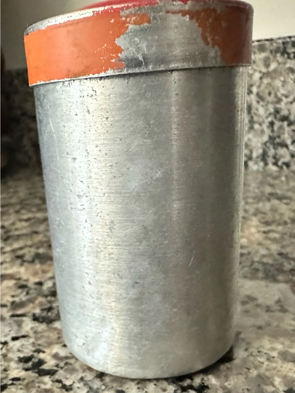 2 Sets- Vintage 1950s Rustic Aluminum Salt & Pepper and Salt & Sugar Shakers